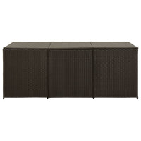 Thumbnail for Gartenbox Poly Rattan 180x90x75 cm Braun