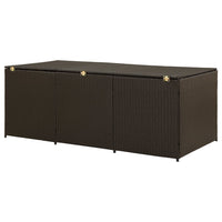 Thumbnail for Gartenbox Poly Rattan 180x90x75 cm Braun