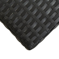 Thumbnail for Gartenbank 80 cm Poly Rattan Schwarz