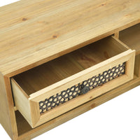 Thumbnail for TV-Schrank Schnitzerei Braun 120 × 30 × 42 cm Holz