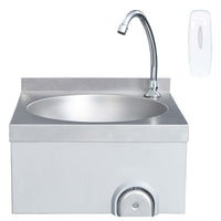 Thumbnail for Handwaschbecken mit Wasserhahn und Seifenspender Edelstahl