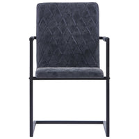 Thumbnail for Freischwinger 6 Stk. Schwarz Kunstleder