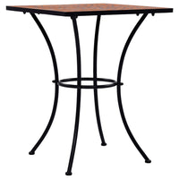 Thumbnail for Mosaik-Bistrotisch Terrakotta 60 cm Keramik