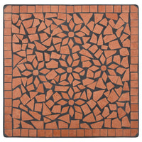 Thumbnail for Mosaik-Bistrotisch Terrakotta 60 cm Keramik