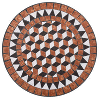 Thumbnail for Mosaik-Bistrotisch Braun 60 cm Keramik