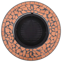 Thumbnail for Mosaik-Feuerstelle Terrakotta 68 cm Keramik
