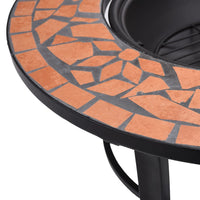 Thumbnail for Mosaik-Feuerstelle Terrakotta 68 cm Keramik