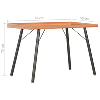 Thumbnail for Schreibtisch Braun 90×50×79 cm