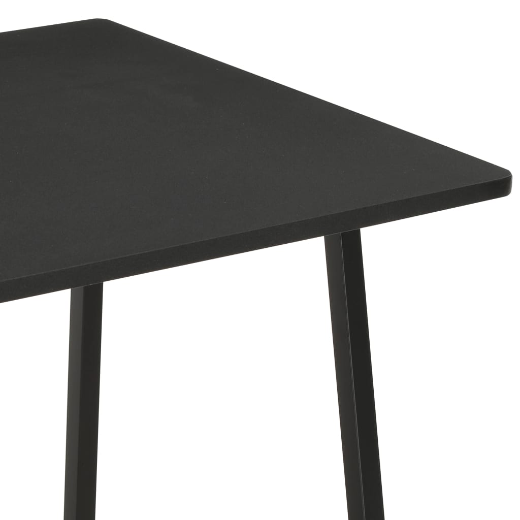 Schreibtisch mit Regaleinheit Schwarz 102×50×117 cm
