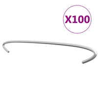Thumbnail for Gabionen-Distanzhalter 100 Stk. Verzinkter Stahl 50 cm