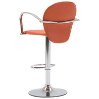 Thumbnail for Barhocker mit Armlehne 2 Stk. Orange Kunstleder