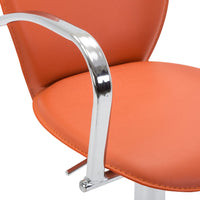 Thumbnail for Barhocker mit Armlehne 2 Stk. Orange Kunstleder
