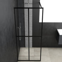 Thumbnail for Duschwand für Walk-in Dusche Klares Sicherheitsglas 100x195 cm