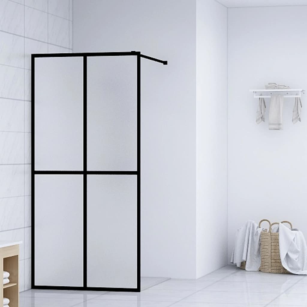 Duschwand für Walk-in Dusche Mattes Sicherheitsglas 140x195 cm