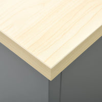 Thumbnail for Arbeitstisch Schwarz 160 x 60 x 85 cm Stahl