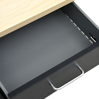 Thumbnail for Arbeitstisch Schwarz 160 x 60 x 85 cm Stahl