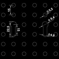 Thumbnail for Werkzeugwand 4 Stk. 40×58 cm Stahl