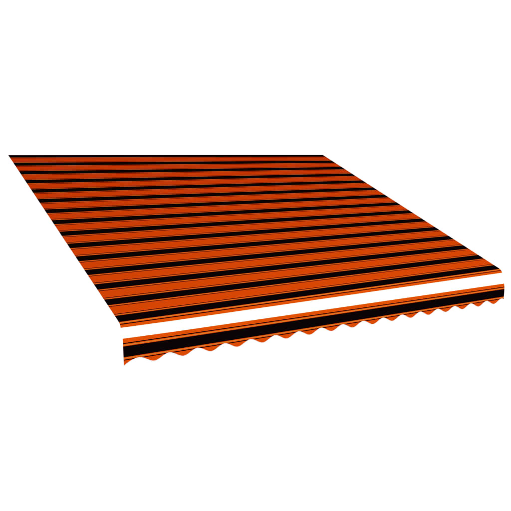 Markisenbespannung Canvas Orange & Braun 400x300 cm