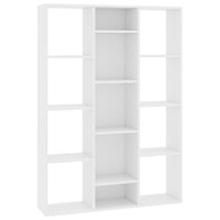 Thumbnail for Raumteiler/Bücherregal Weiß 100x24x140 cm Holzwerkstoff