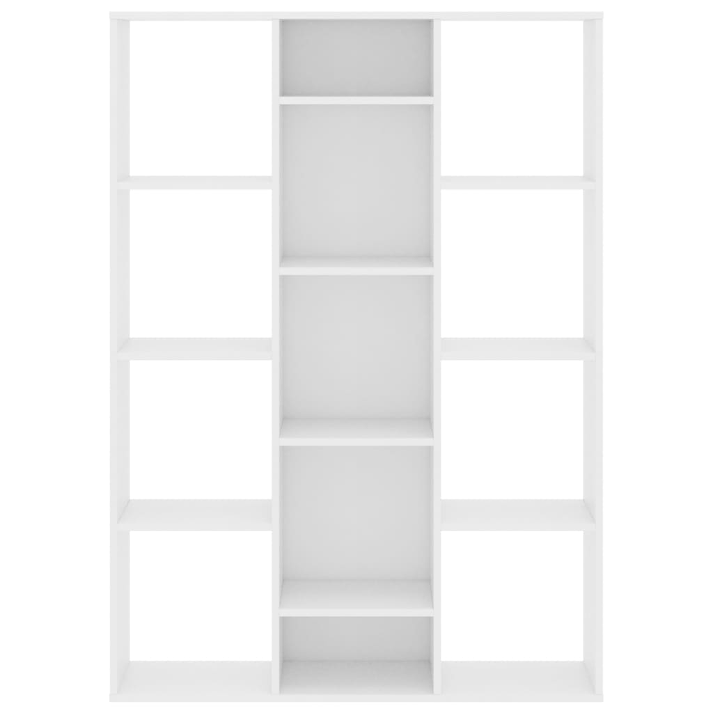 Raumteiler/Bücherregal Weiß 100x24x140 cm Holzwerkstoff