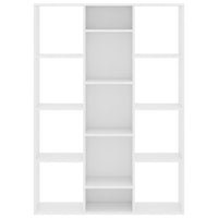 Thumbnail for Raumteiler/Bücherregal Weiß 100x24x140 cm Holzwerkstoff