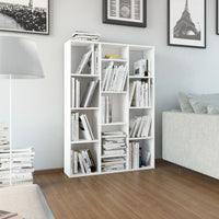 Thumbnail for Raumteiler/Bücherregal Weiß 100x24x140 cm Holzwerkstoff