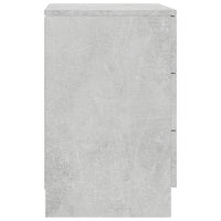 Thumbnail for Nachtschrank Betongrau 38×35×56 cm Spanplatte