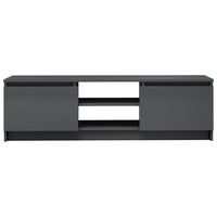 Thumbnail for TV-Schrank Hochglanz-Grau 120x30x35,5 cm Holzwerkstoff