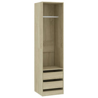Thumbnail for Kleiderschrank mit Schubladen Sonoma-Eiche 50x50x200 cm