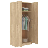 Thumbnail for Kleiderschrank Sonoma-Eiche 80x52x180 cm Holzwerkstoff