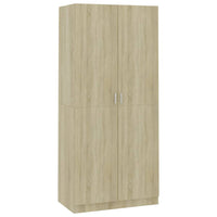 Thumbnail for Kleiderschrank Sonoma-Eiche 90x52x200 cm Holzwerkstoff