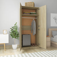 Thumbnail for Kleiderschrank Sonoma-Eiche 90x52x200 cm Holzwerkstoff