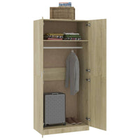 Thumbnail for Kleiderschrank Sonoma-Eiche 90x52x200 cm Holzwerkstoff