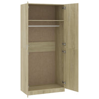 Thumbnail for Kleiderschrank Sonoma-Eiche 90x52x200 cm Holzwerkstoff