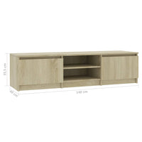 Thumbnail for TV-Schrank Sonoma-Eiche 140x40x35,5 cm Holzwerkstoff
