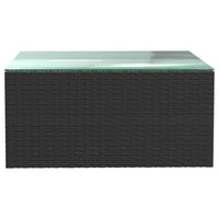 Thumbnail for 7-tlg. Garten-Lounge-Set mit Auflagen Poly Rattan Schwarz