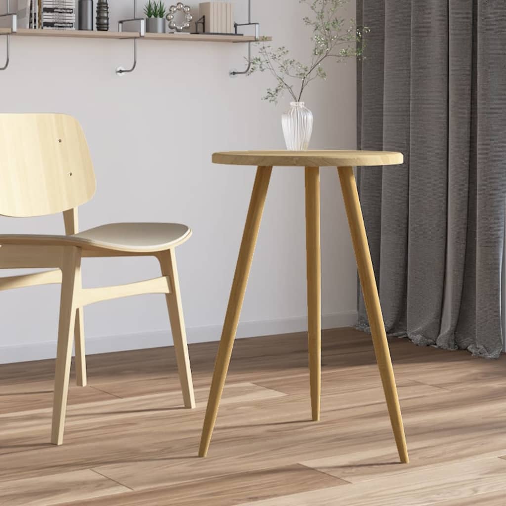 Bistrotisch Hellbraun Ø50x76 cm MDF und Eisen