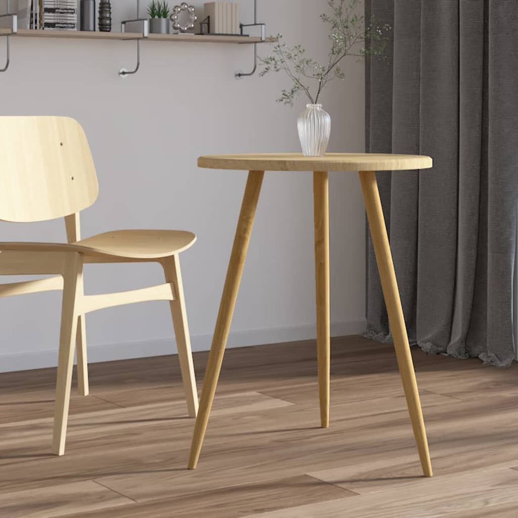 Bistrotisch Hellbraun Ø60x76 cm MDF und Eisen