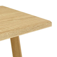 Thumbnail for Esstisch Hellbraun 120x60x74 cm MDF und Eisen