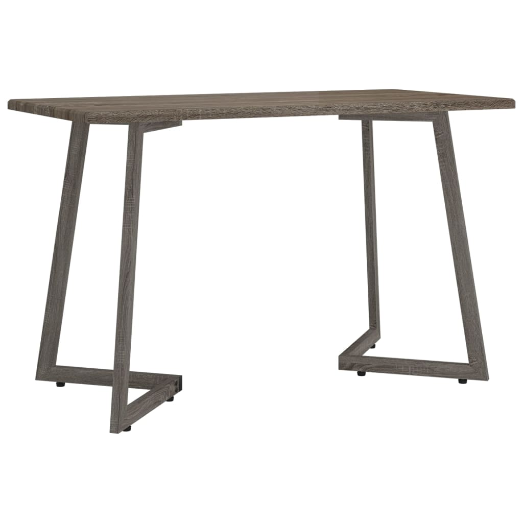 Esstisch Grau 120x60x74 cm MDF und Eisen