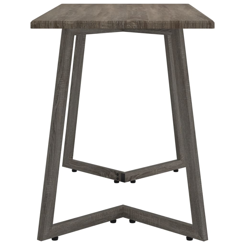 Esstisch Grau 120x60x74 cm MDF und Eisen