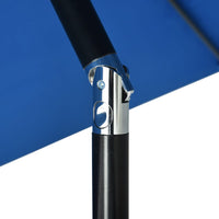 Thumbnail for Sonnenschirm mit Metall-Mast 300 cm Azurblau