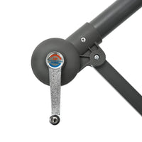 Thumbnail for Ampelschirm mit LED-Leuchten und Stahlmast 300 cm Schwarz