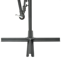 Thumbnail for Ampelschirm mit LED-Leuchten und Stahlmast 300 cm Schwarz