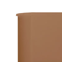 Thumbnail for 5-teiliges Windschutzgewebe 600 x 80 cm Taupe