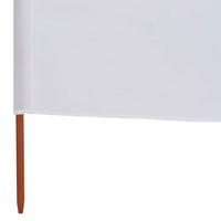 Thumbnail for 5-teiliges Windschutzgewebe 600 x 120 cm Sandweiß