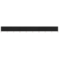 Thumbnail for 9-teiliges Windschutzgewebe 1200 x 120 cm Schwarz