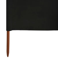 Thumbnail for 9-teiliges Windschutzgewebe 1200 x 120 cm Schwarz