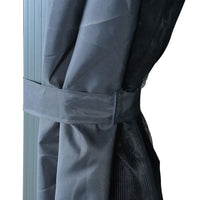 Thumbnail for Pavillon mit Vorhängen 400×300 cm Anthrazit Aluminium