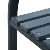 Thumbnail for Gartenstühle 2 Stk. Grau Holz